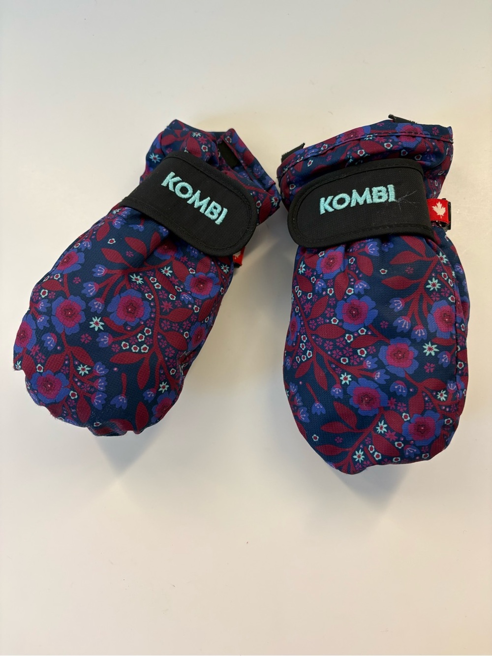 Kombi Kids Floral Winter Mittens size Small